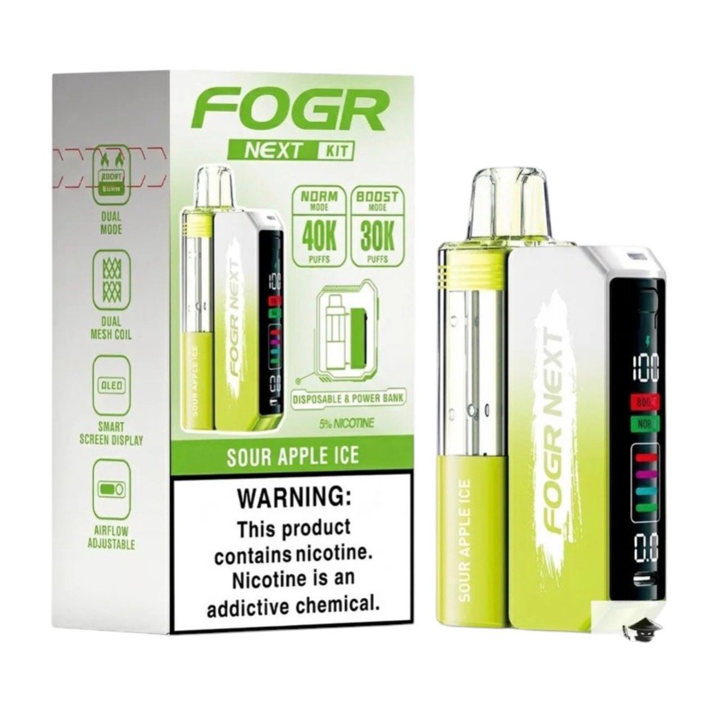 Foger kit sour apple ice